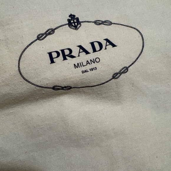 Prada Black Leather Chain Shoulder Bag GUC - Picture 5 of 13